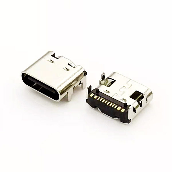USB TYPE C 16P板上；殼子無(wú)彈DIP+SMT
