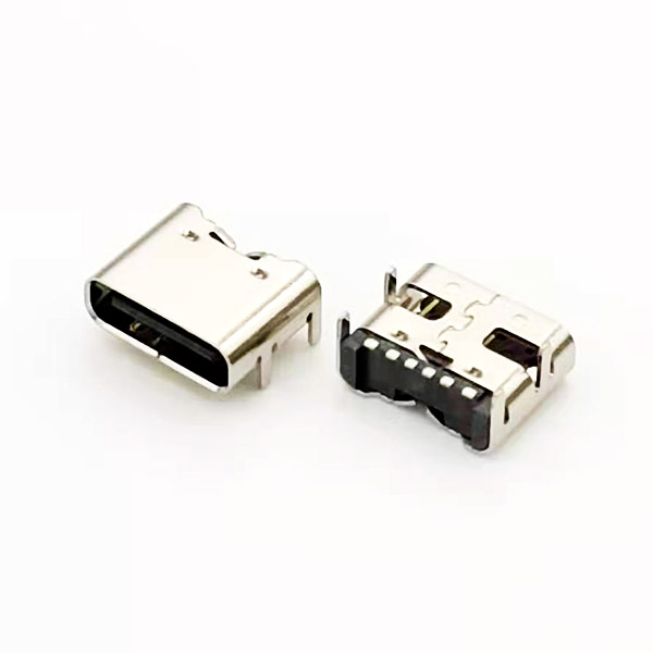 USB TYPE C 6P板上；DIP+SMT;殼子1.1；2.0長(zhǎng)